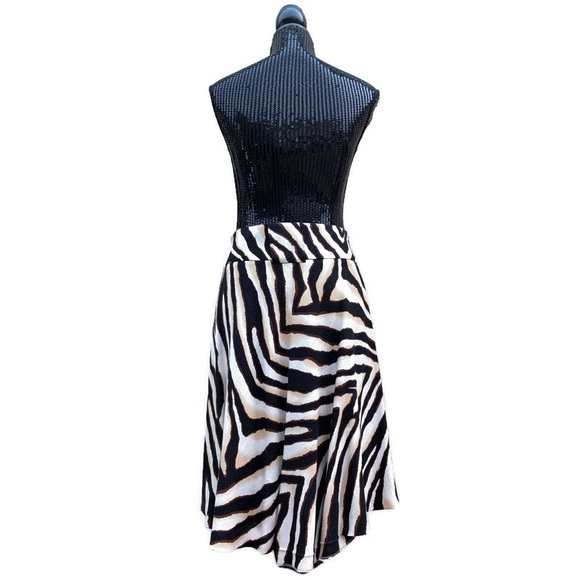 Zara Skirts Zara Woman Tiger Print Waterfall Skirt Poshmark